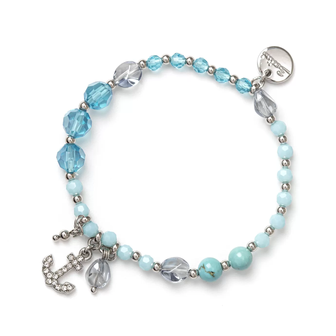 Elastici>Sodini Bracciale Elastico Con Ancora Bora Bora